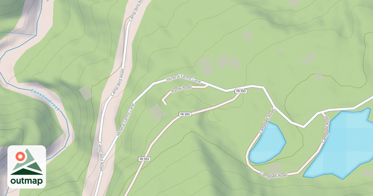 Map of PURDY