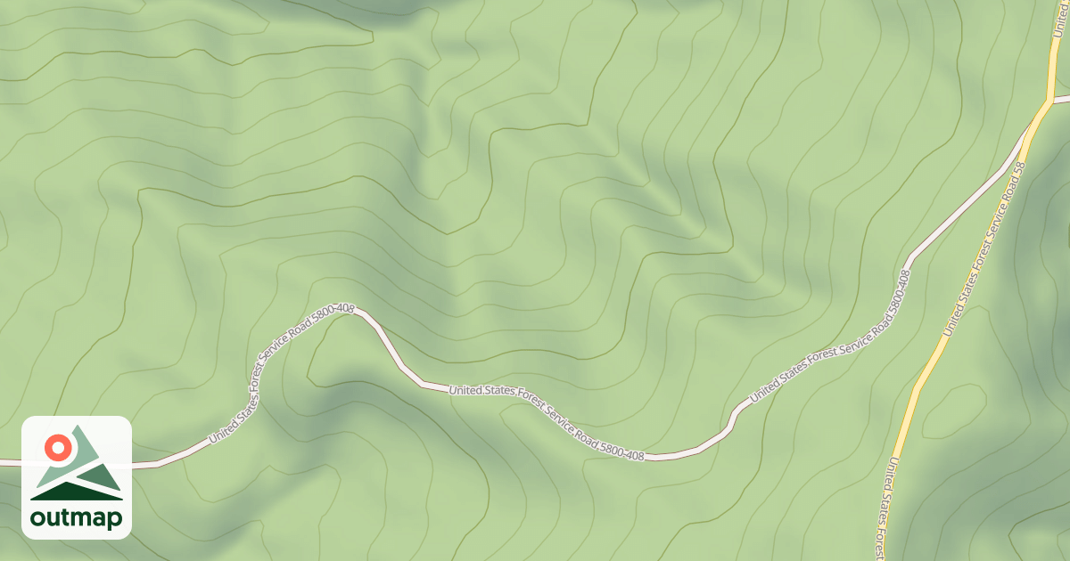 Map of USFS Motor Vehicle Use Map Roads {0178845F-7FC7-4EA8-9C6C-6B6ADBA27B79}