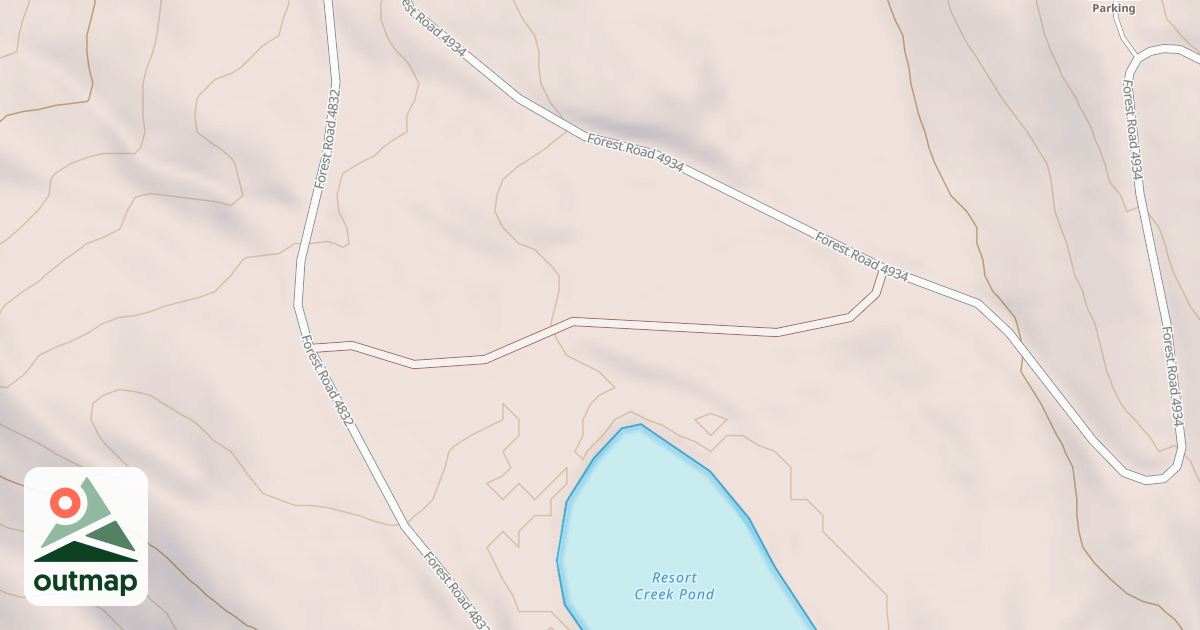 Map of FROG LAKE TIE