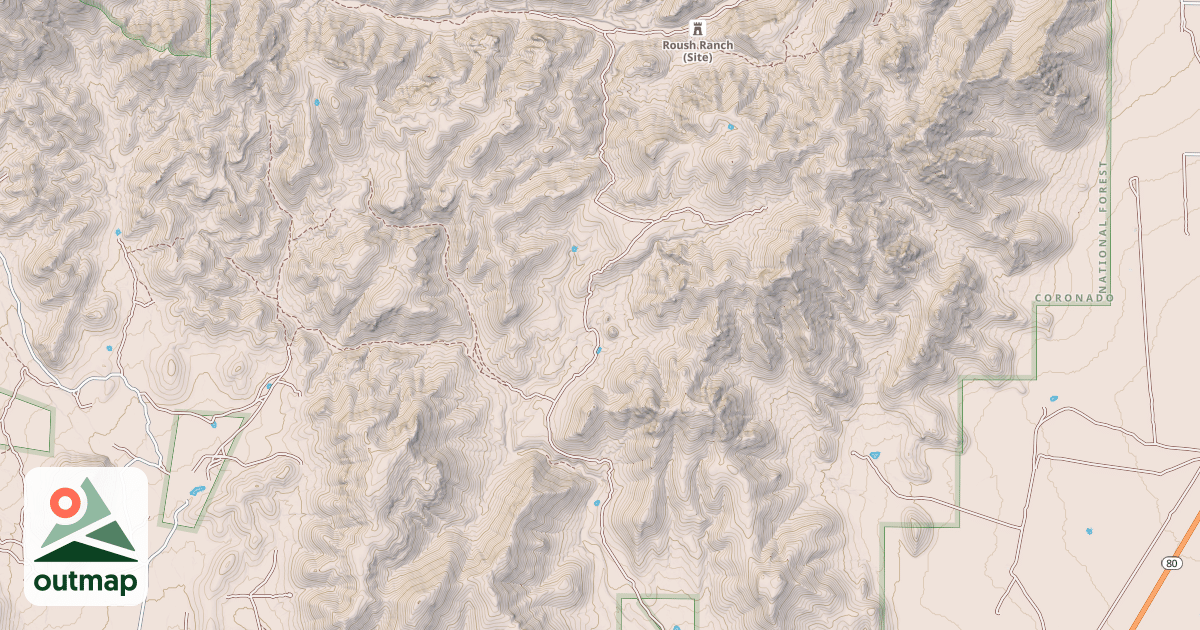 Map of JACKWOOD PASS