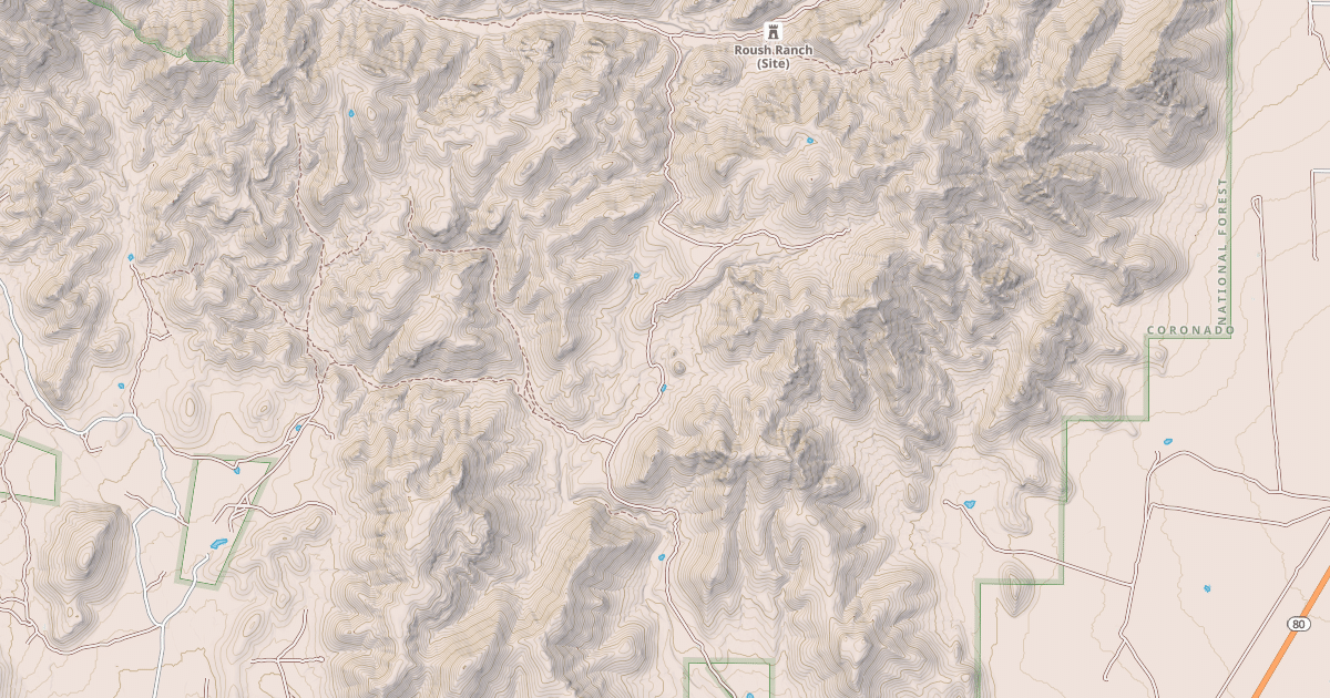 Map preview of JACKWOOD PASS