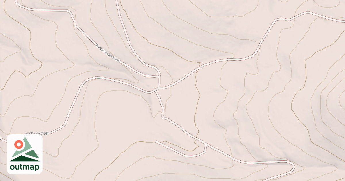 Map of USFS National Forest System Roads {97A60BAC-EDD0-4EE4-9F02-834AC3AA6FDC}