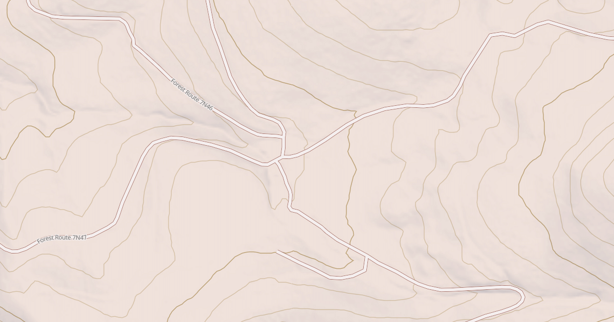 Map preview of USFS National Forest System Roads {97A60BAC-EDD0-4EE4-9F02-834AC3AA6FDC}