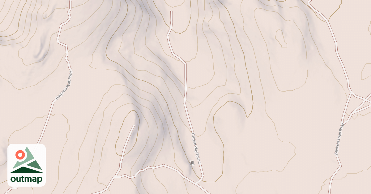 Map of CANYON WAY SPUR C