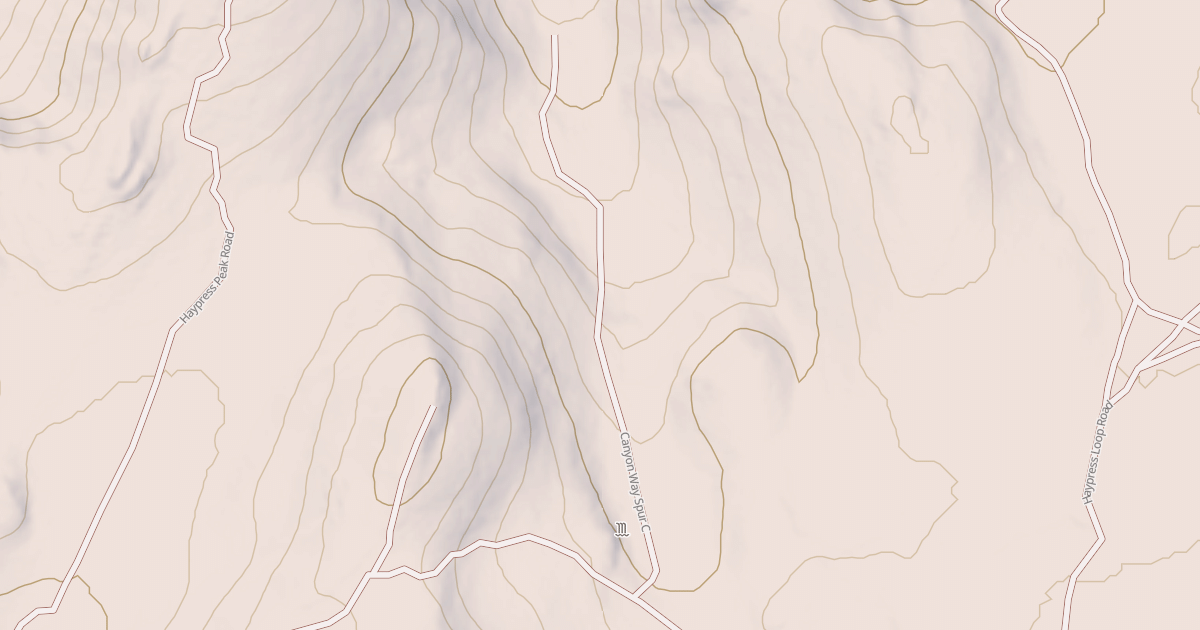 Map preview of CANYON WAY SPUR C