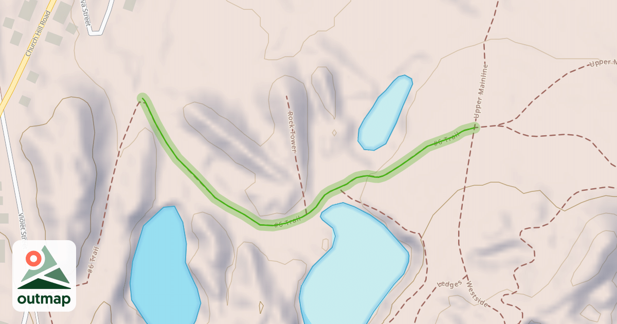 Map of #6 Trail
