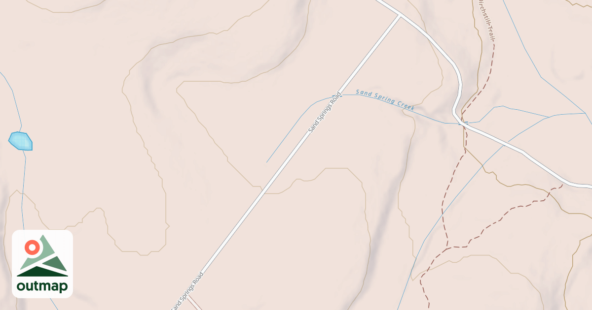 Map of Pinchot State Forest - Thornhurst Snowmobile Trails