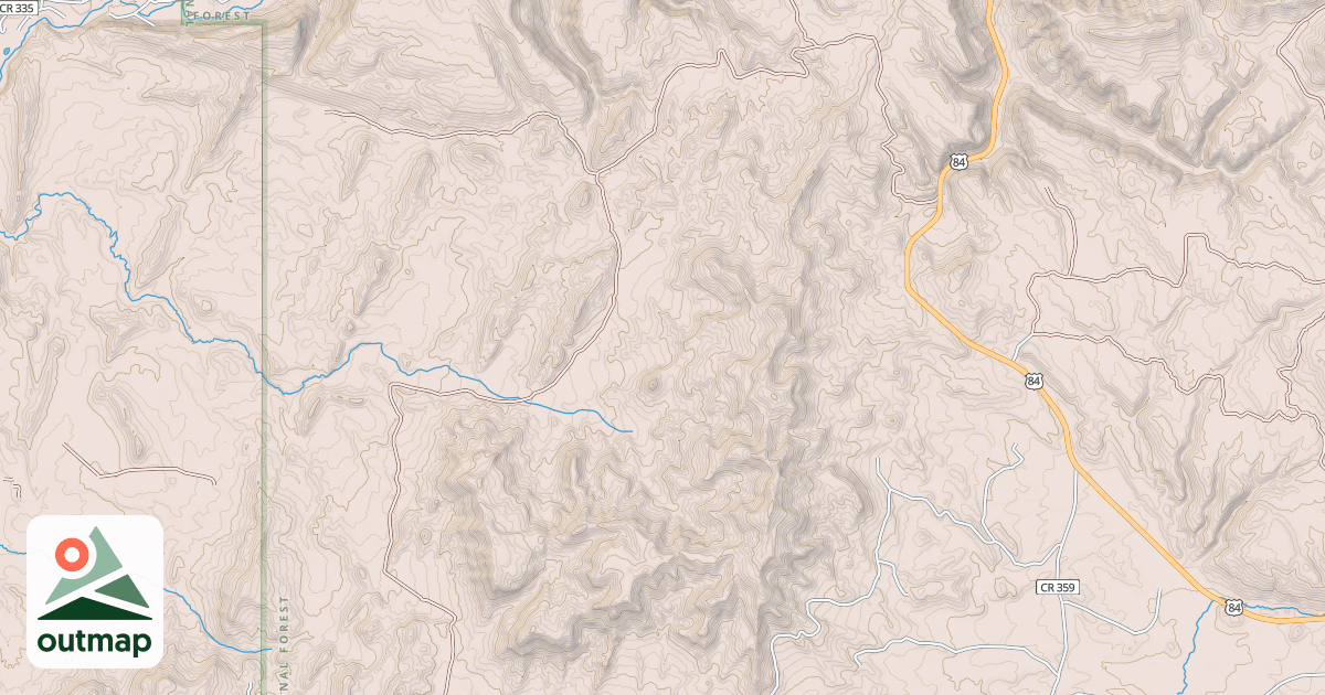 Map of VALLE SECO