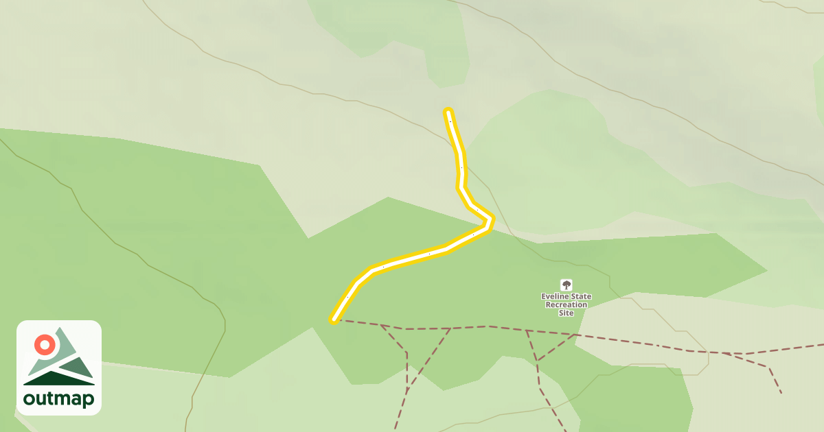 Map of Alpine Meadows Loop