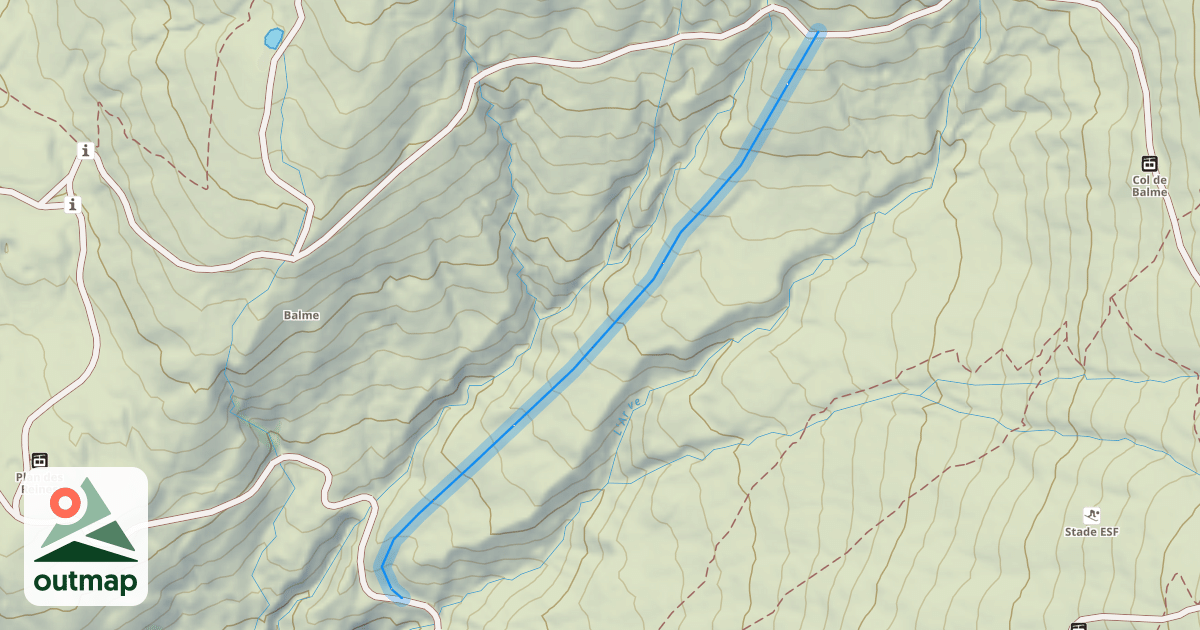 Map of Solonges Bas