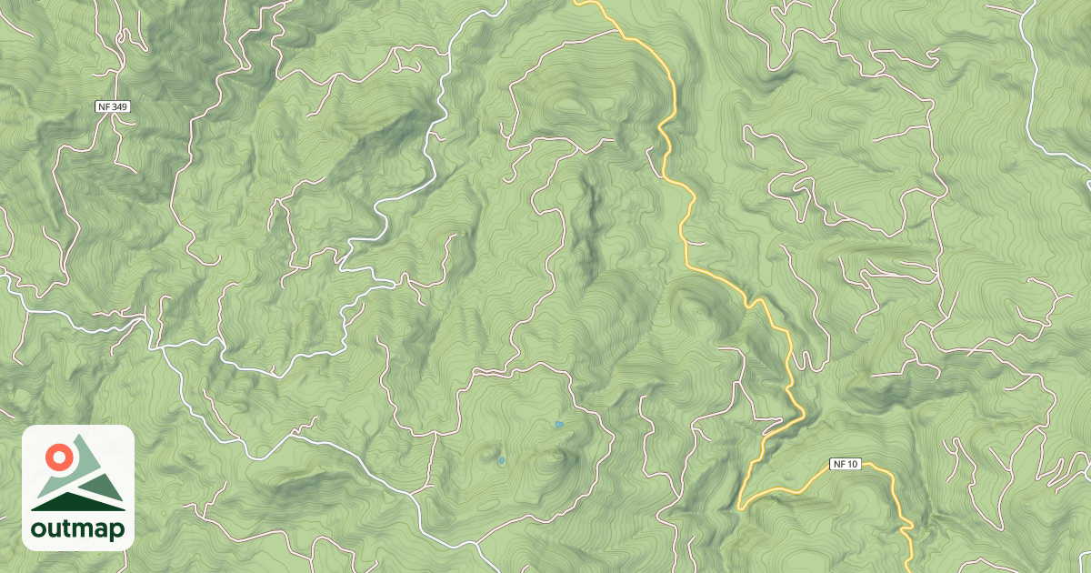 Map of PINNACLE PEAK