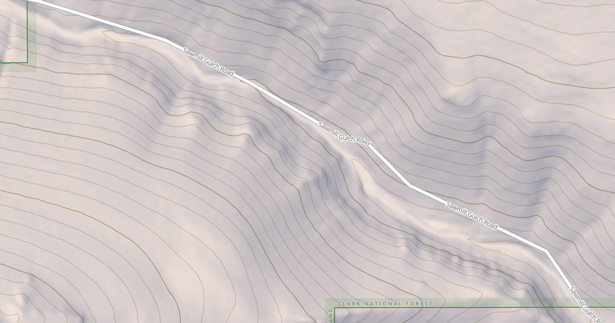 Map preview of TOMS GULCH