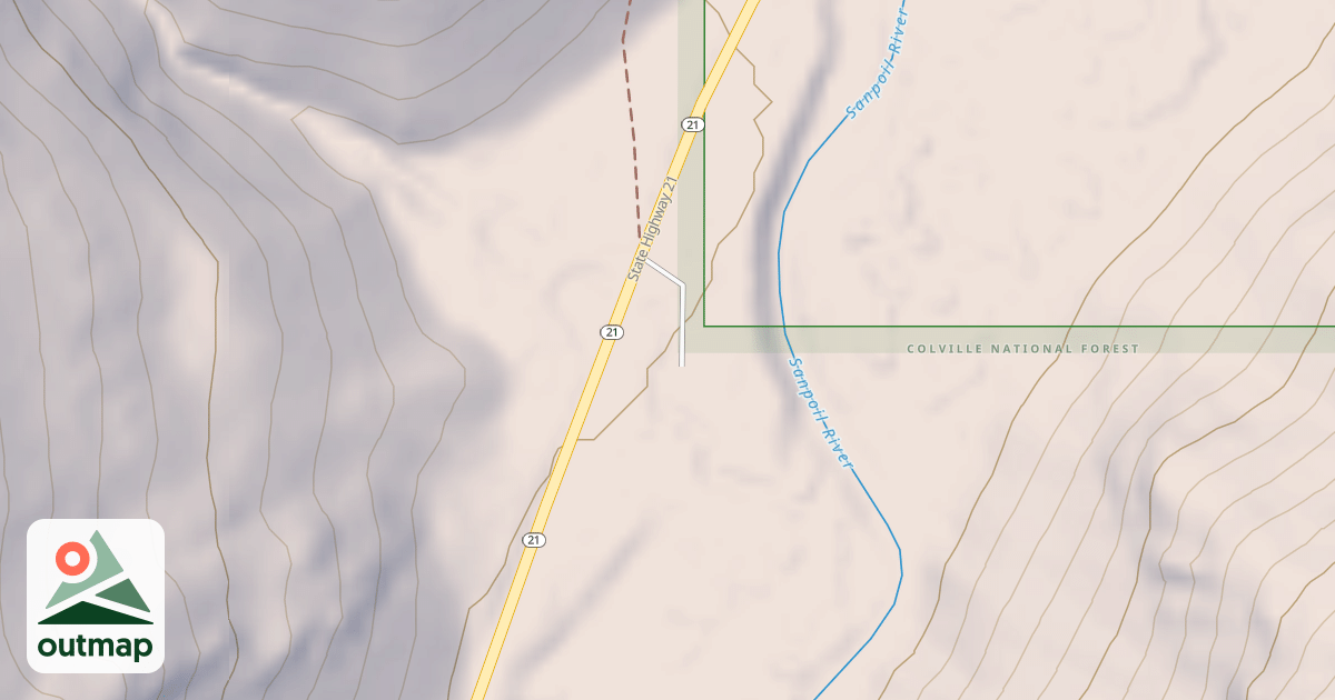 Map of TENMILE CAMPGROUND
