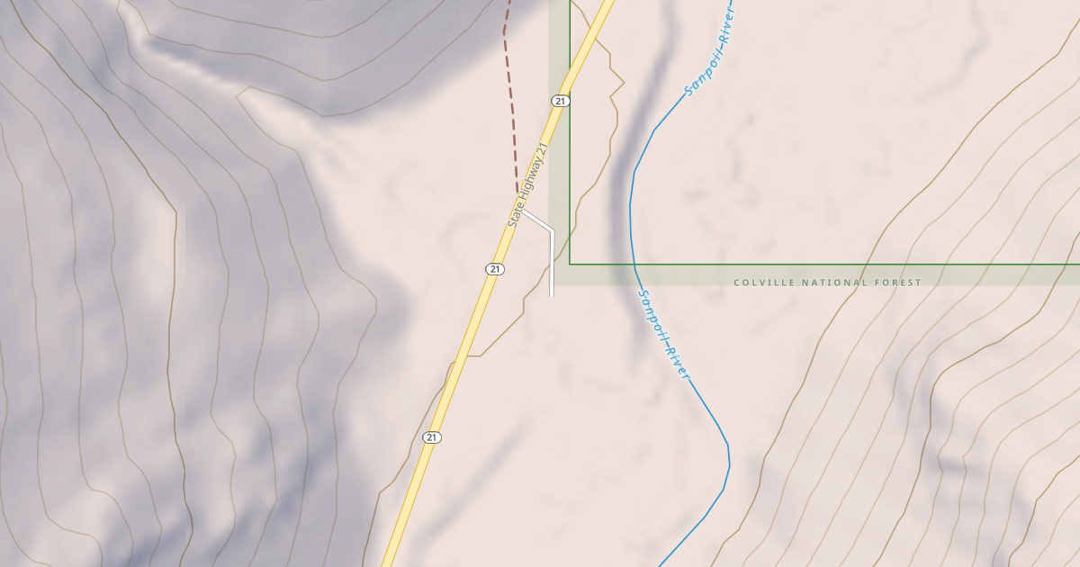 Map preview of TENMILE CAMPGROUND