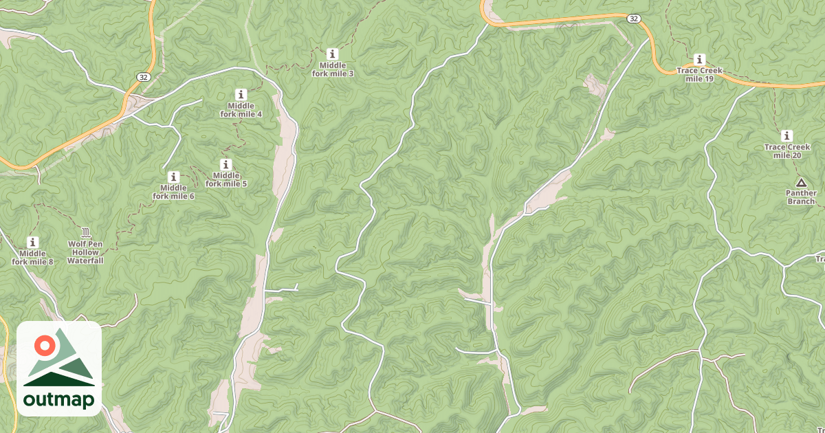 Map of CISTERN RIDGE
