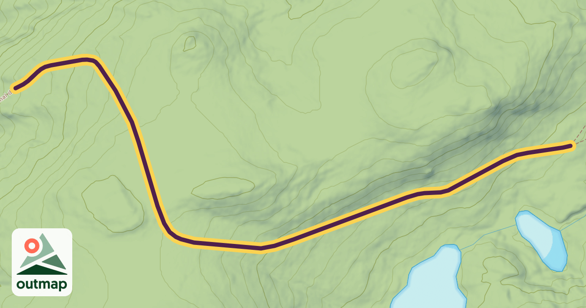 Map of La Grande traversée - Sentier International des Appalaches SIA-IAT