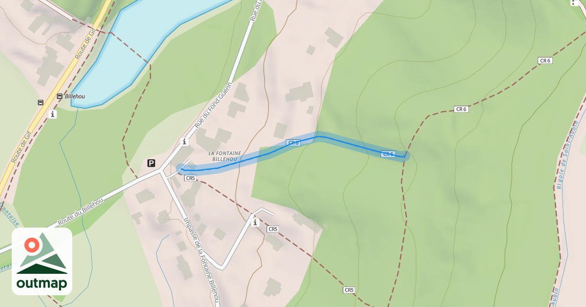 Map of Chemin du Châtaignier