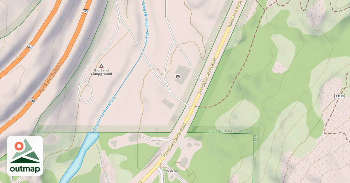 Map of BIG BEND CG