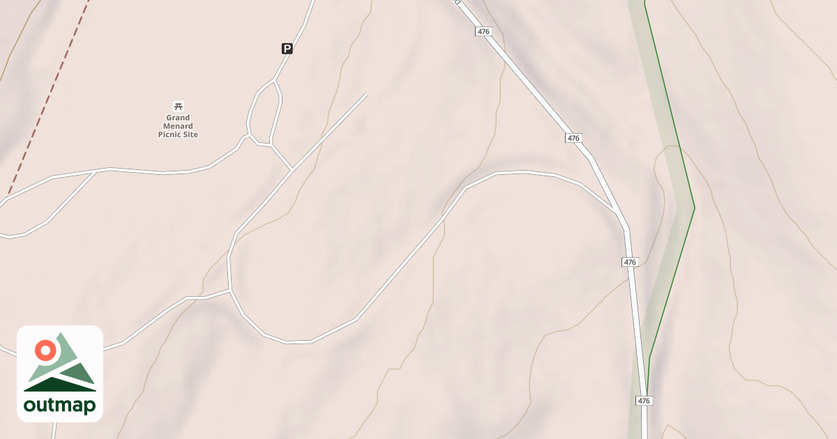 Map of CAMP MENARD