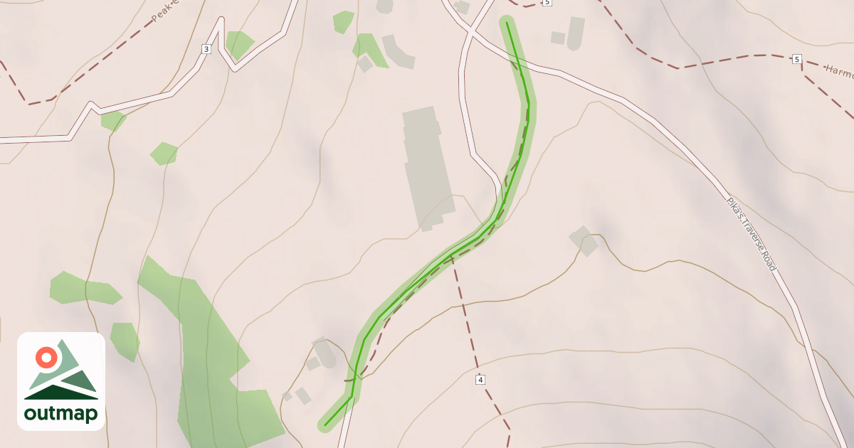 Map of Roundhouse Run
