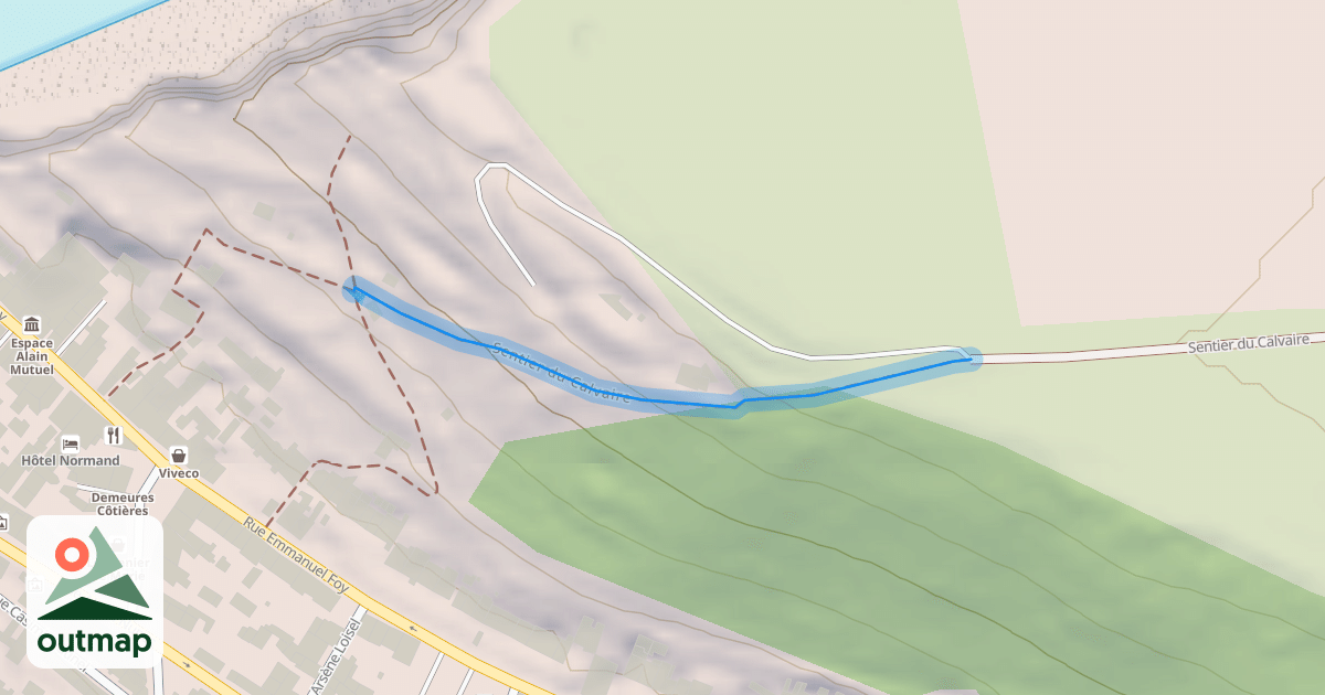 Map of Sentier du Calvaire
