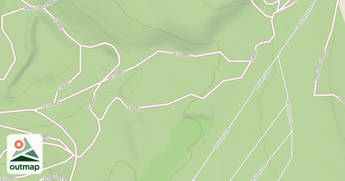 Map of Rock Run ATV Trails