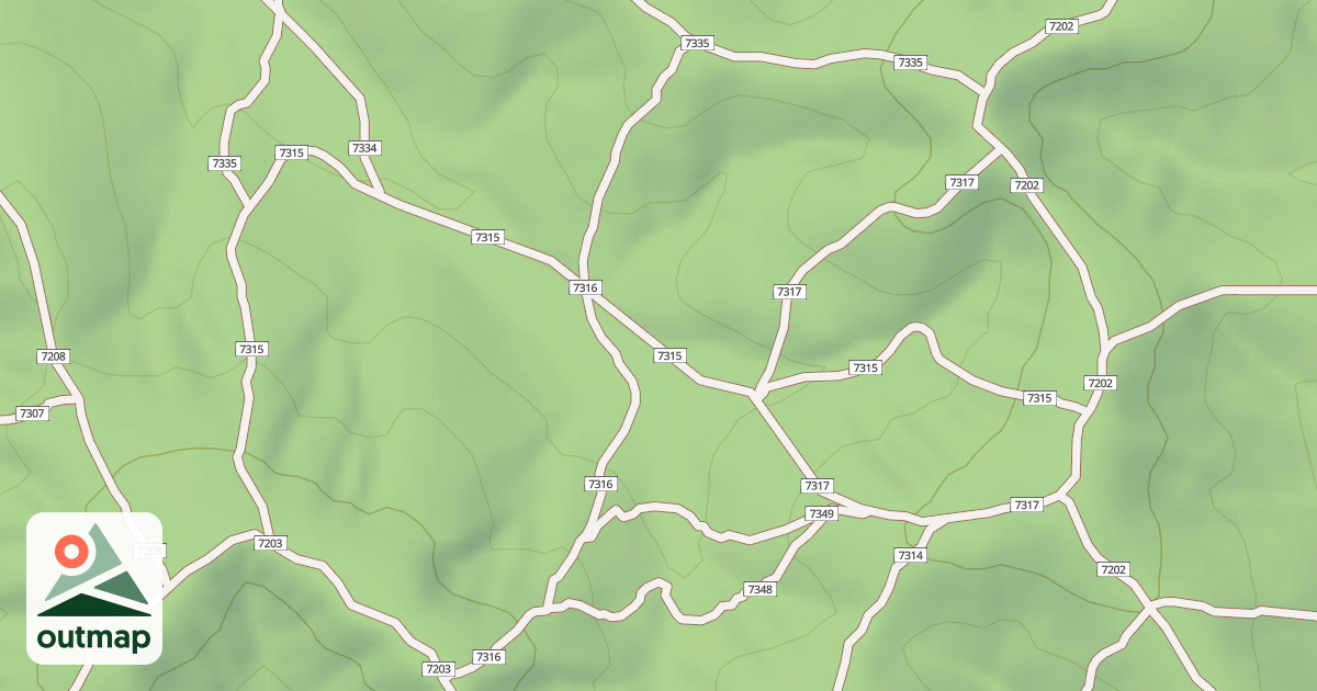 Map of USFS Motor Vehicle Use Map Trails 19997