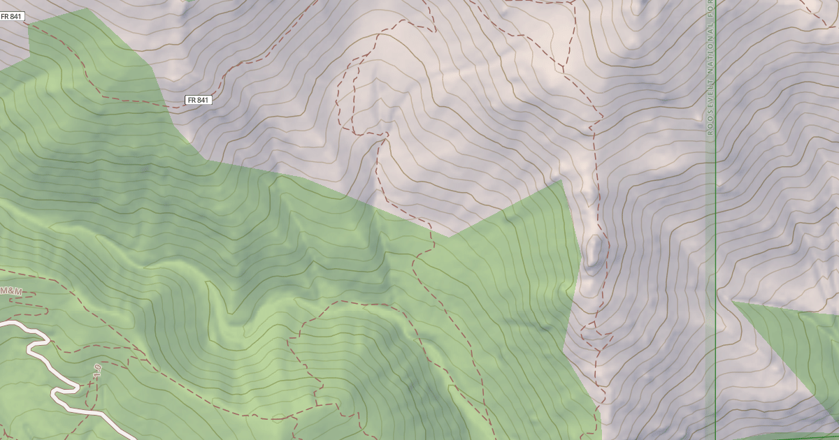 Map preview of BAUGHMAN'S GULLEY SINGLE TRACK