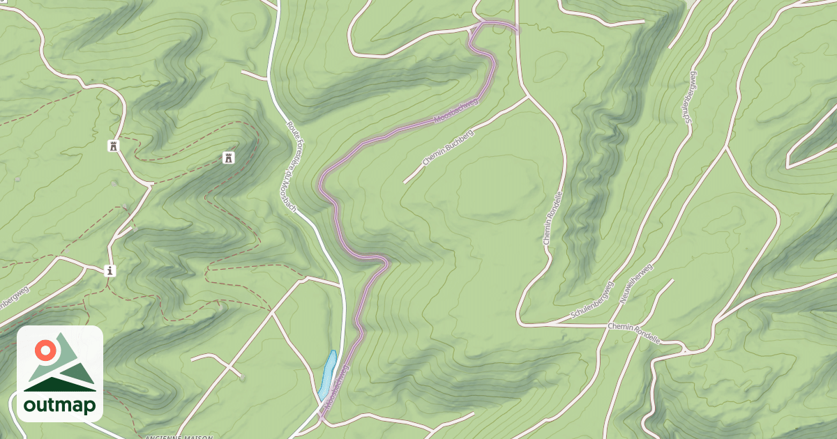 Map of Moosbachweg