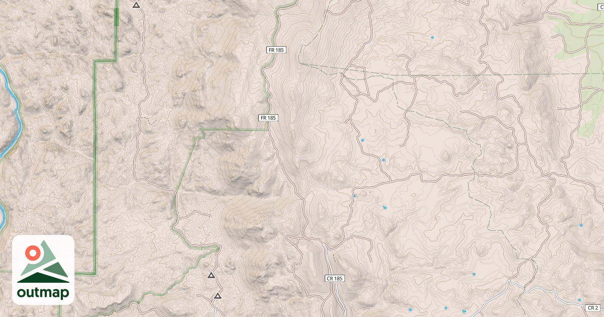 Map of ASPEN RIDGE