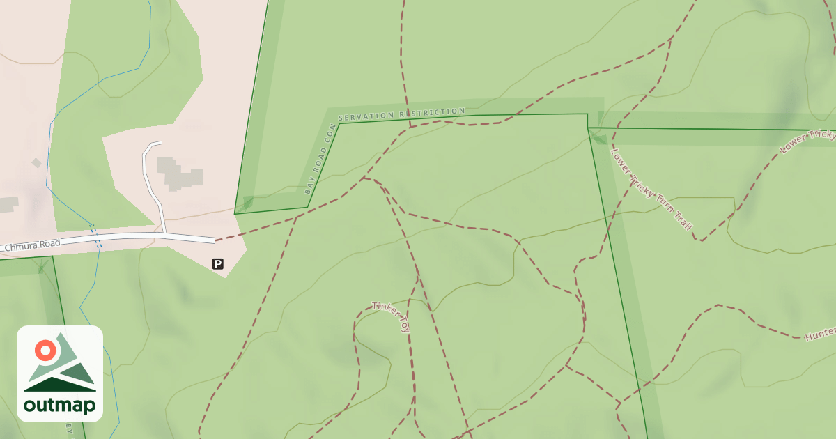 Map of College Ski Trail