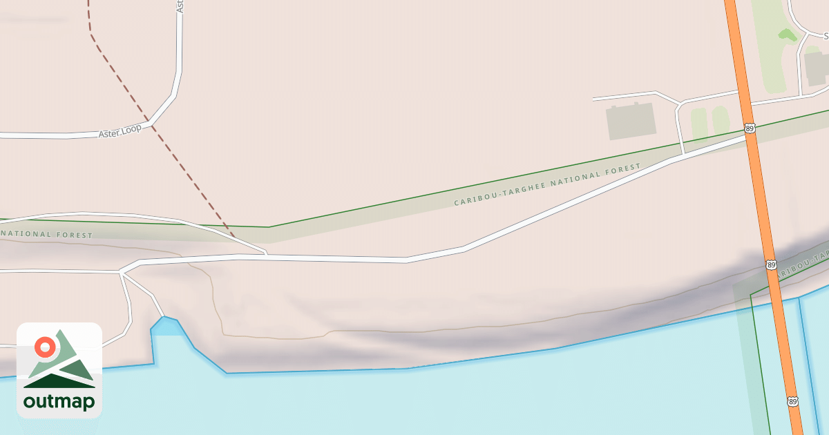 Map of ALPINE BOAT LANDING