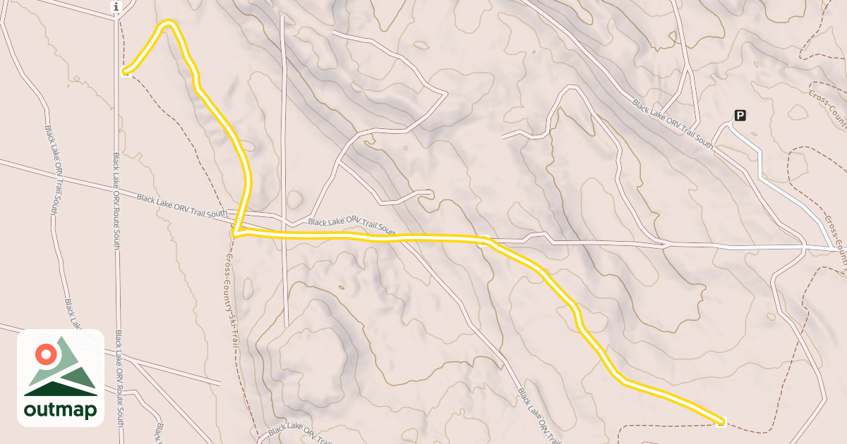 Map of Cross-Country Ski Trail