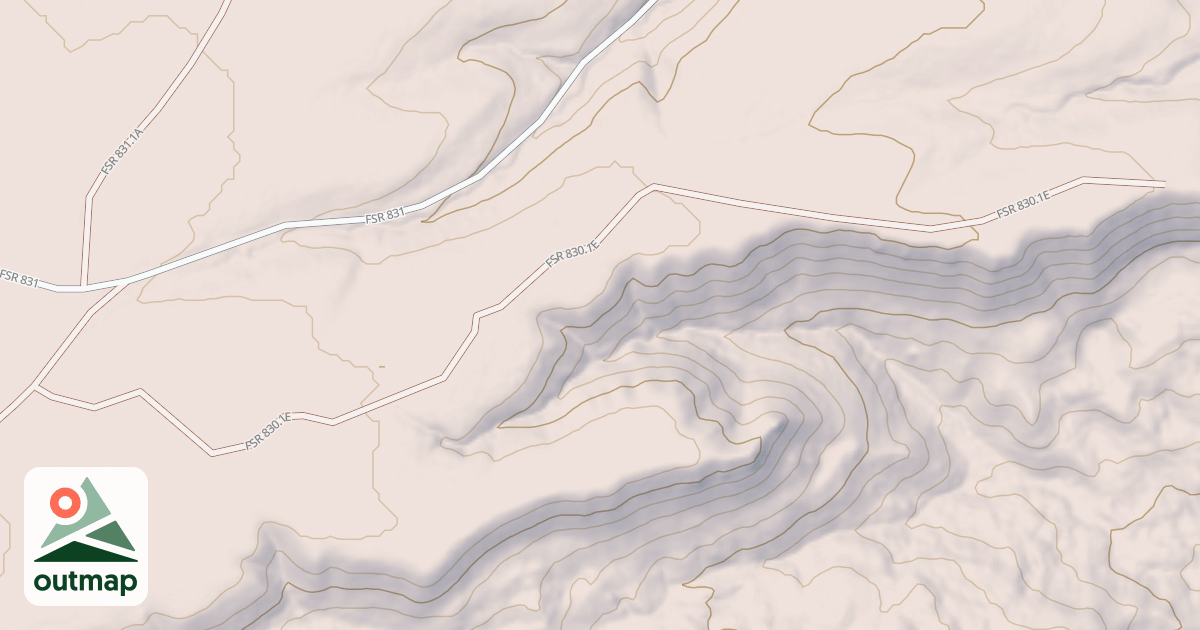 Map of BEARLODGE BR 1E
