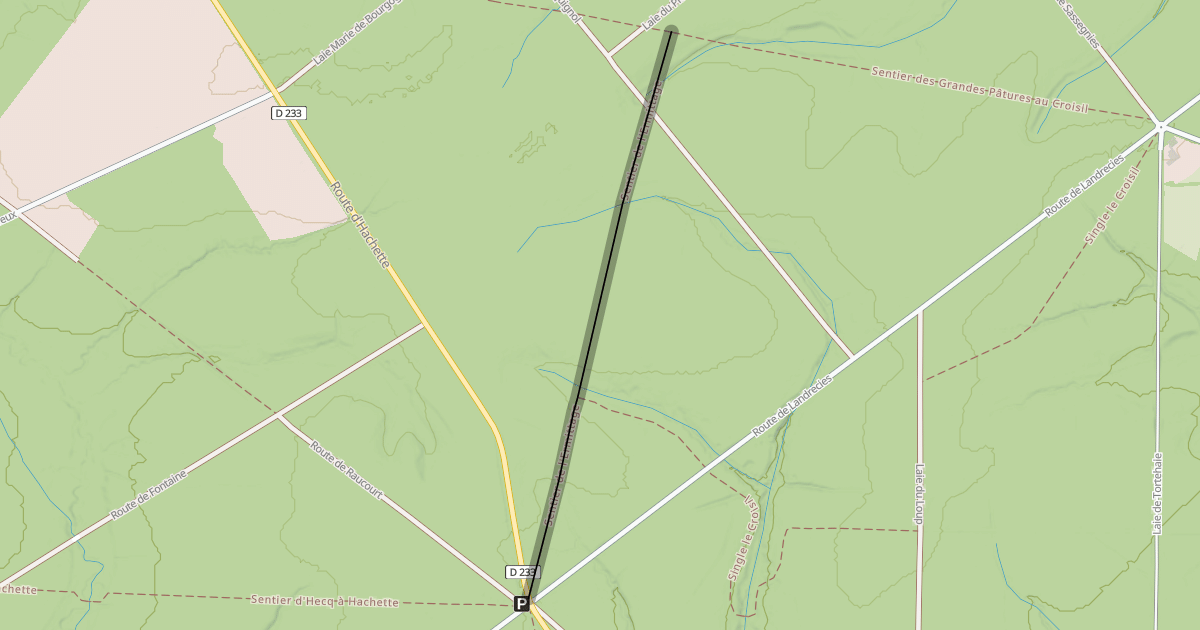 Map preview of Sentier de l'Ermittage