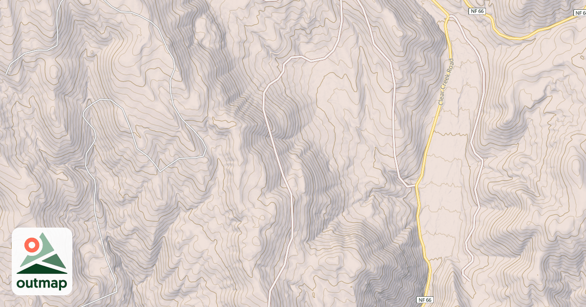 Map of USFS National Forest System Roads {6CB1747D-EE26-42C2-8C92-3B006FD2C69A}