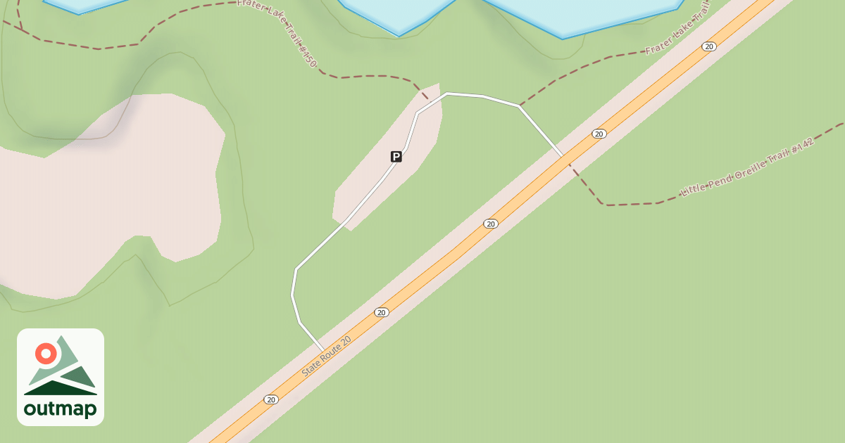 Map of FRATER LAKE