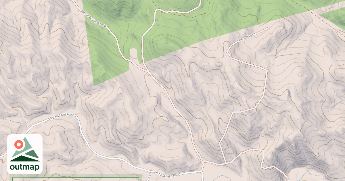 Map of BRUSH CREEK
