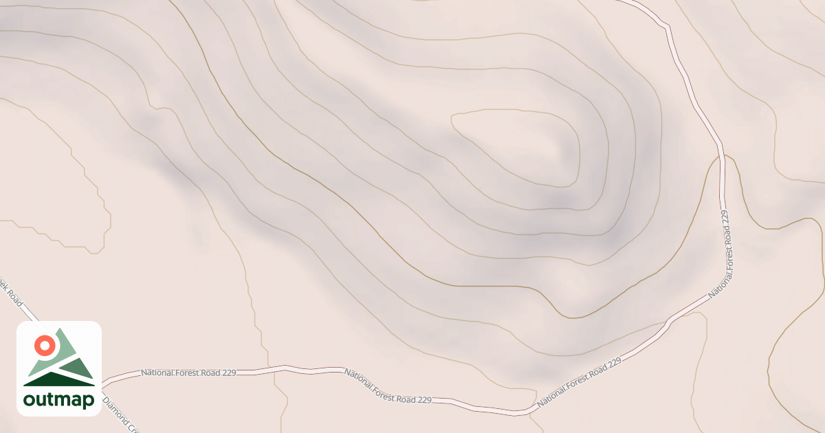 Map of OLD DIAMOND CR