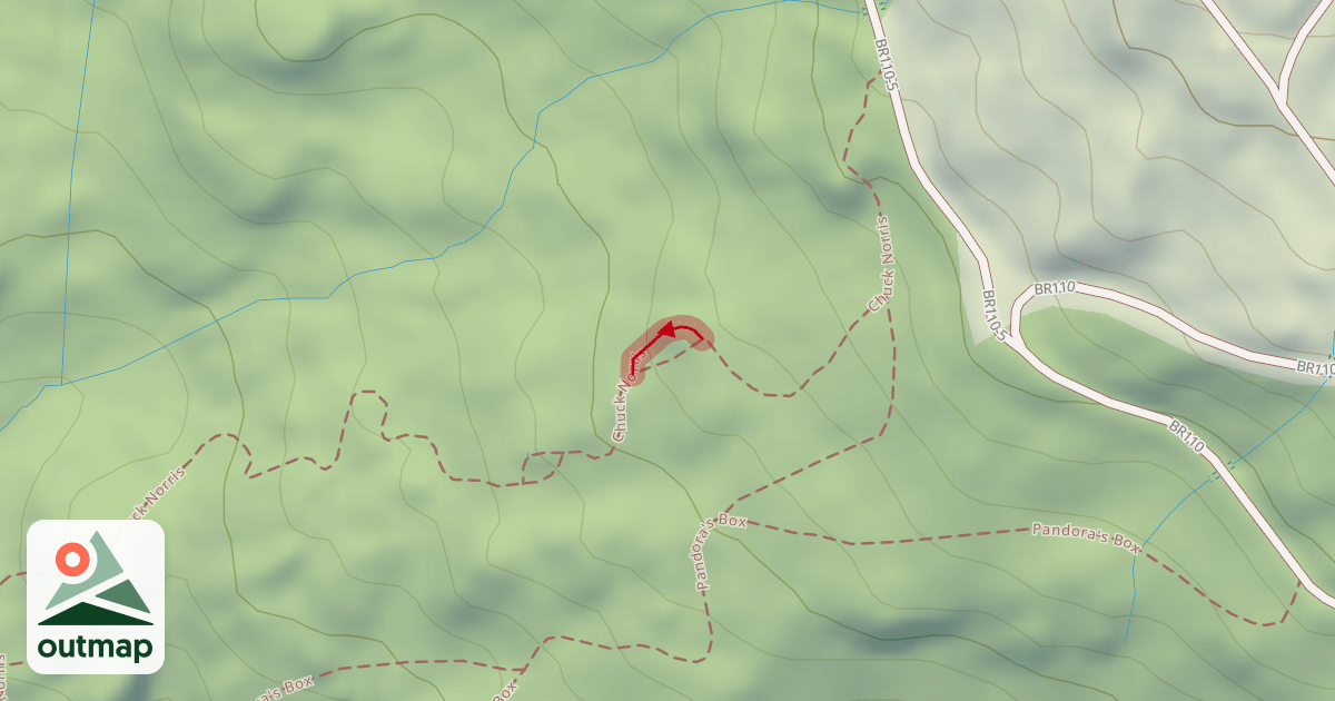 Map of Chuck Norris