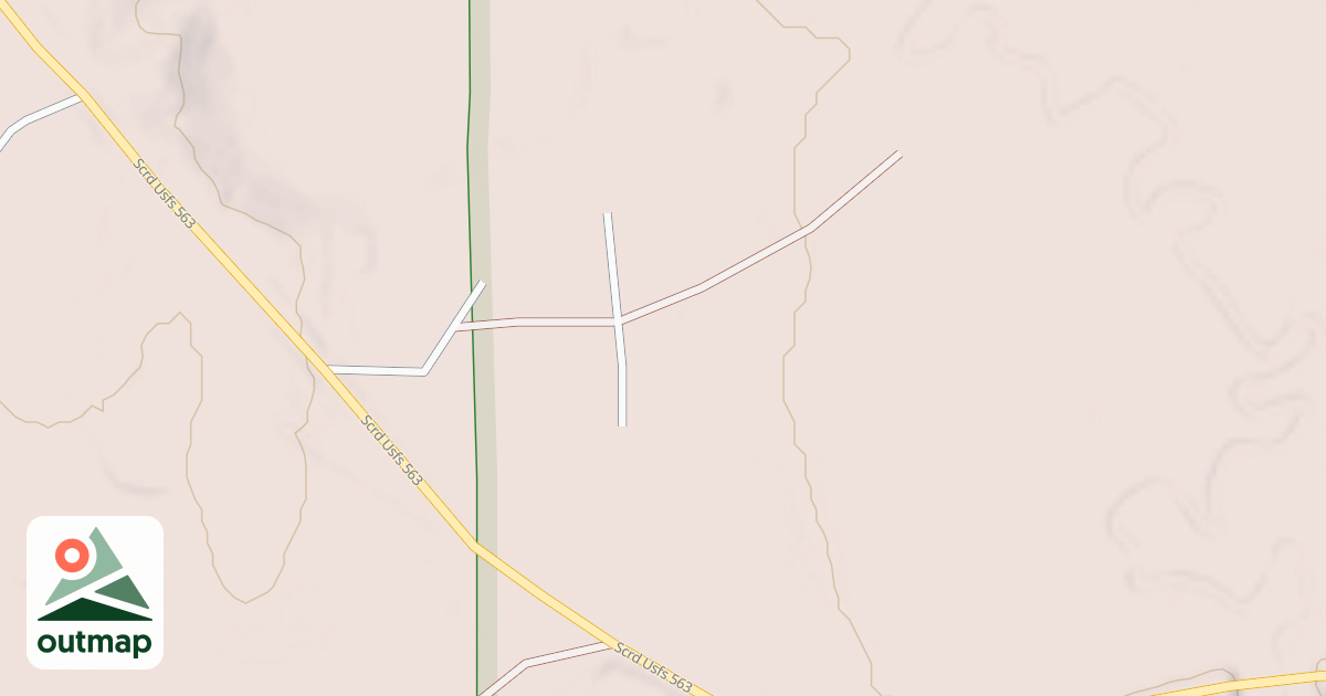 Map of USFS National Forest System Roads {9B07BC22-9E52-498D-98D2-76355599A533}