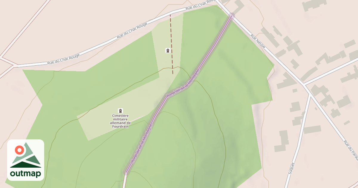 Map of Rural dit de la Montagne