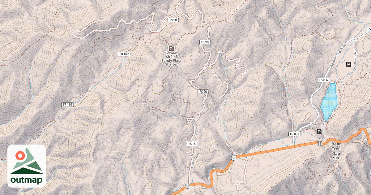 Map of FEATHERCAMP