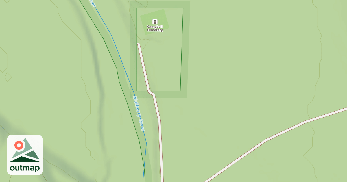Map of CAMPBELL CEMETERY