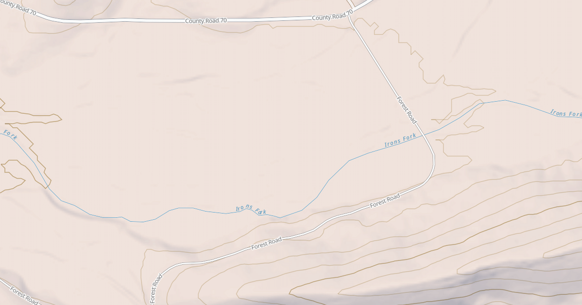 Map preview of TURNER FORK