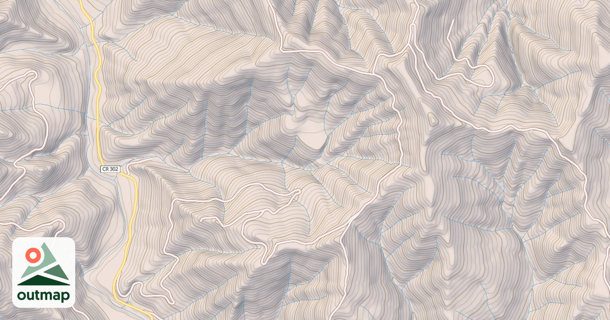 Map of CHINA GULCH