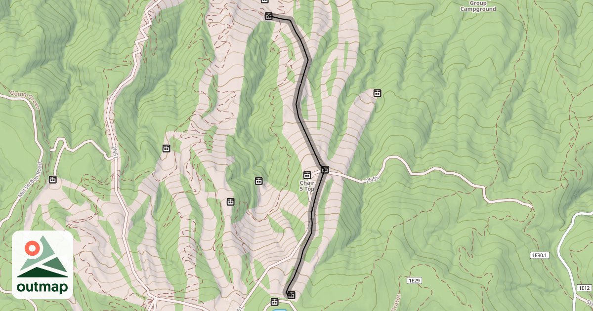 Map of Log Chute