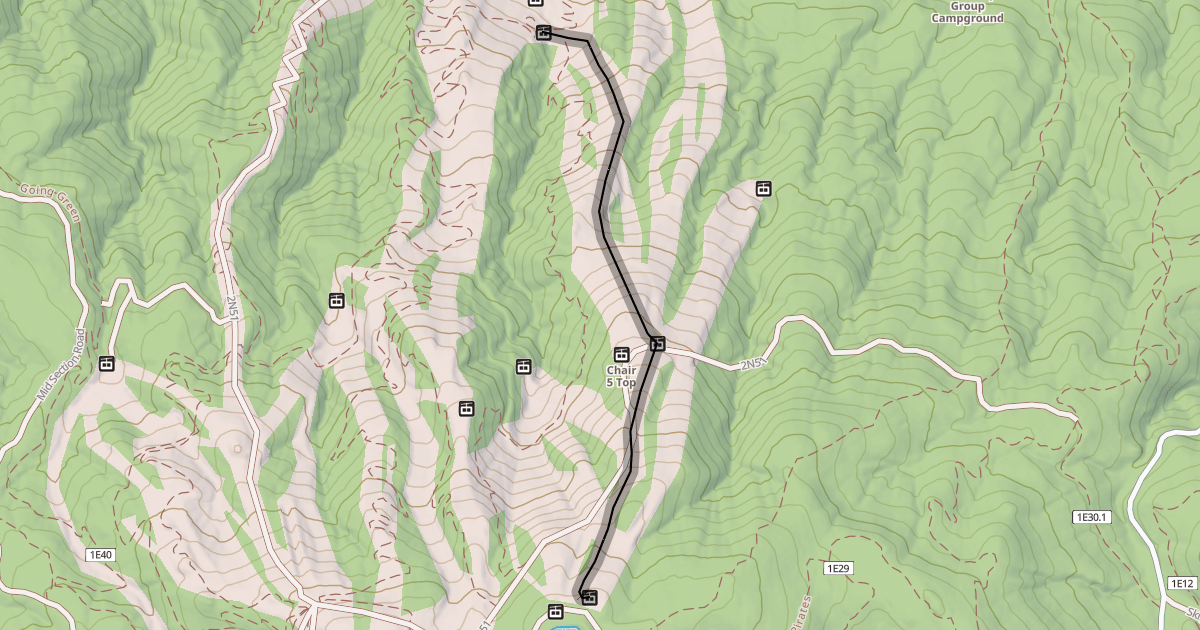 Map preview of Log Chute