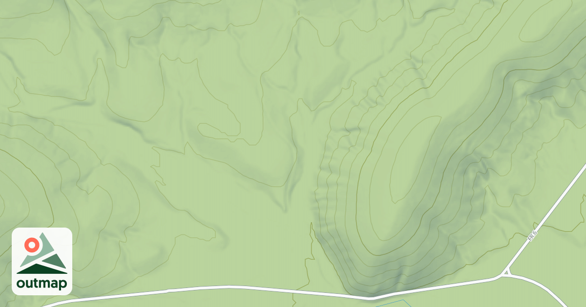 Map of EAST ROCKHOUSE