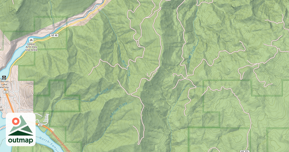 Map of HOOVERS RIDGE
